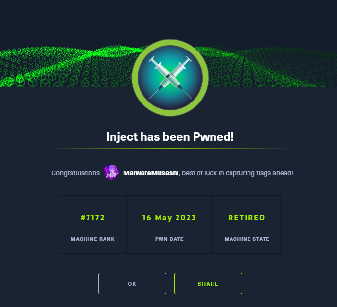 Inject HTB walkthrough