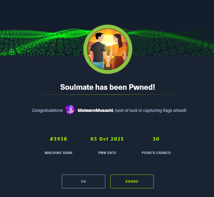 Soulmate HTB walkthrough